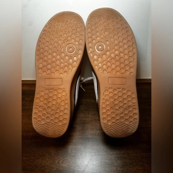 Luck Step Black and White Women's Platform Sneakers - Picture 6 of 10